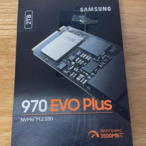 (새제품) 삼성 970 EVO Plus M.2 NVME 2TB SSD