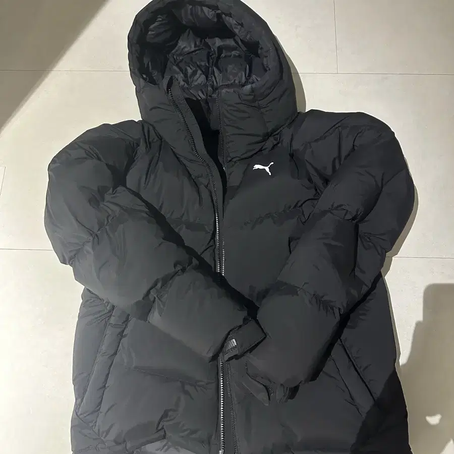 퓨마 로고 웜 셀 패딩 Mach Stretch Down Jacket