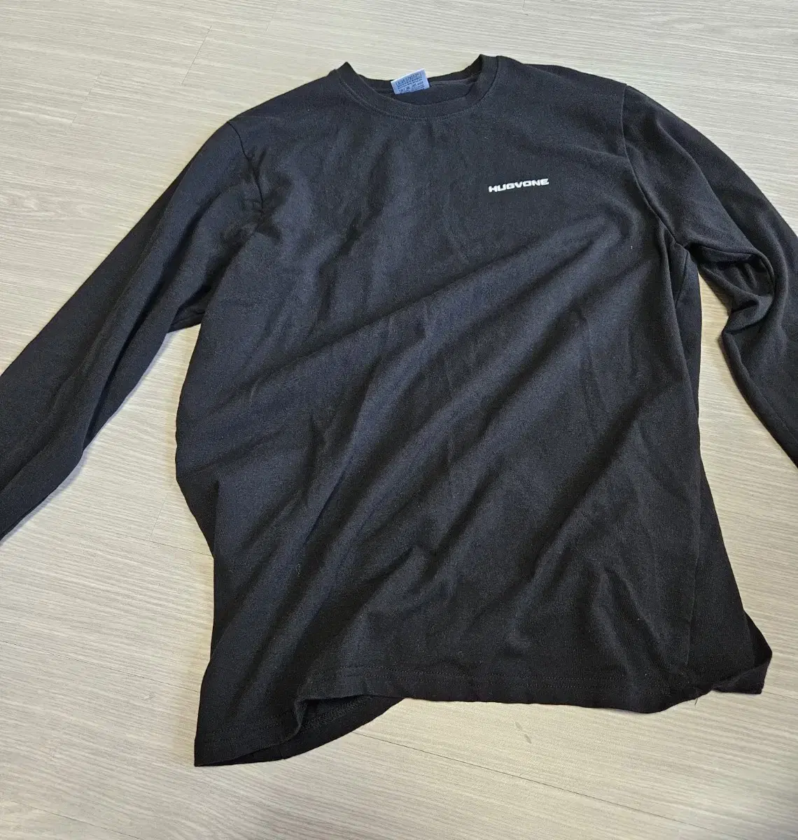 Huggabone Muscle Fit Long Sleeve Black M