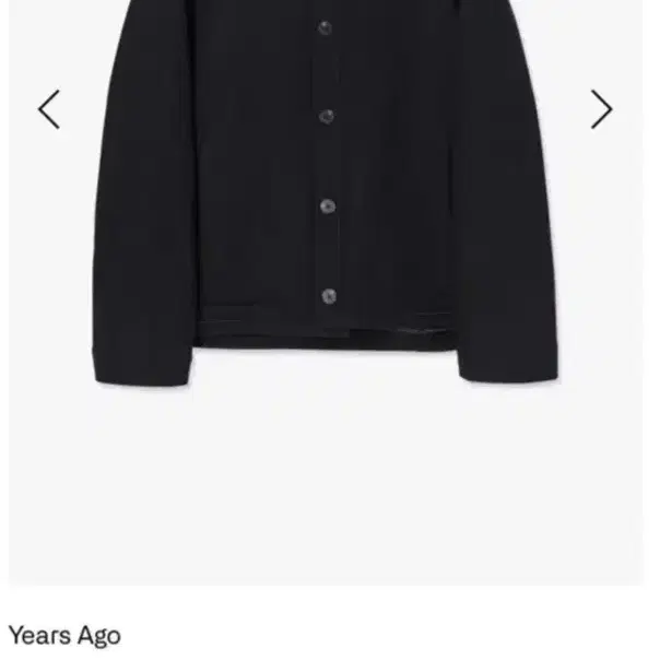 이얼즈어고  Melton String Jacket(Black) 새제품 S