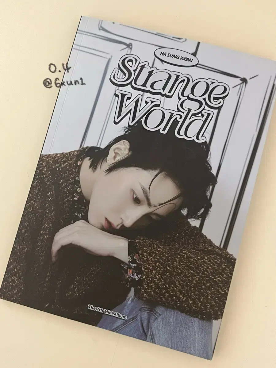 Wanna One sungwoon 7th Anniversary Mini Album STRANGE WORLD