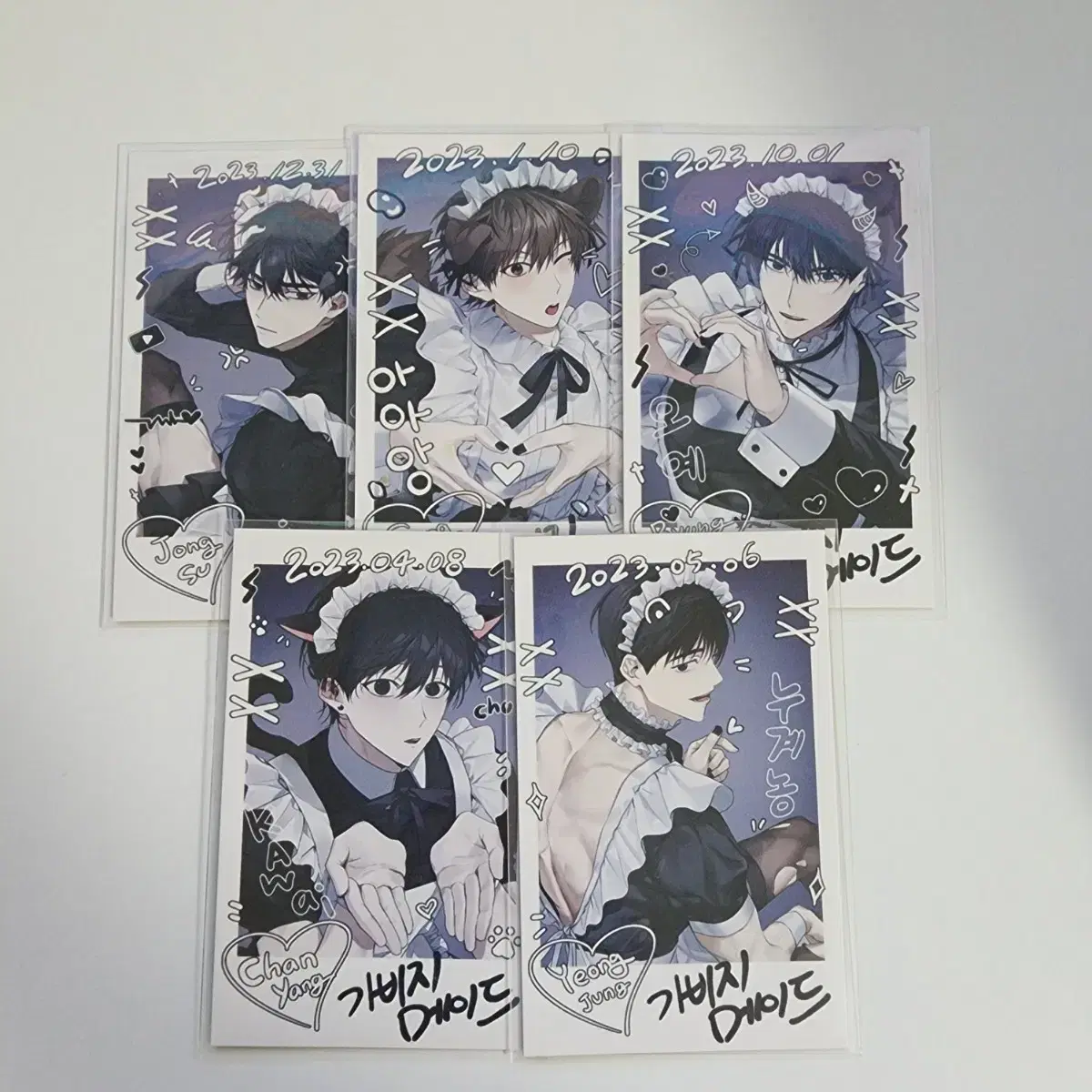 Garbage Maid photocard Jongsoo Choi Ki-ho Kisiho Joochan Chanyang Park Byungchan Jeon Youngjoong /Gapta Garbage Time