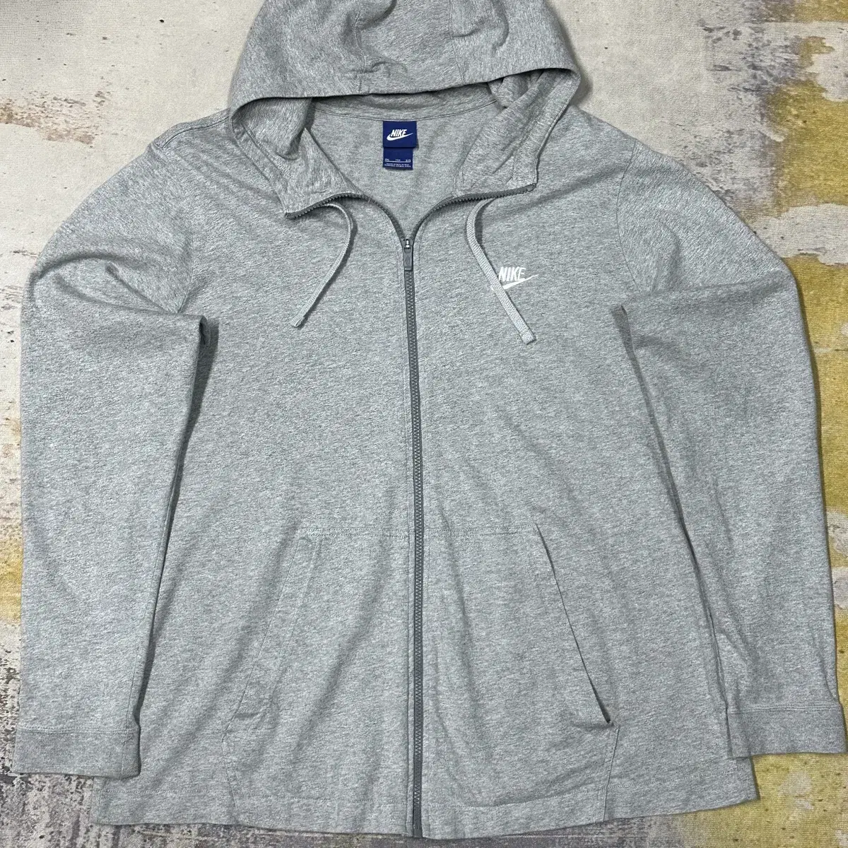 Nike Grey Hooded Zip-up XXL