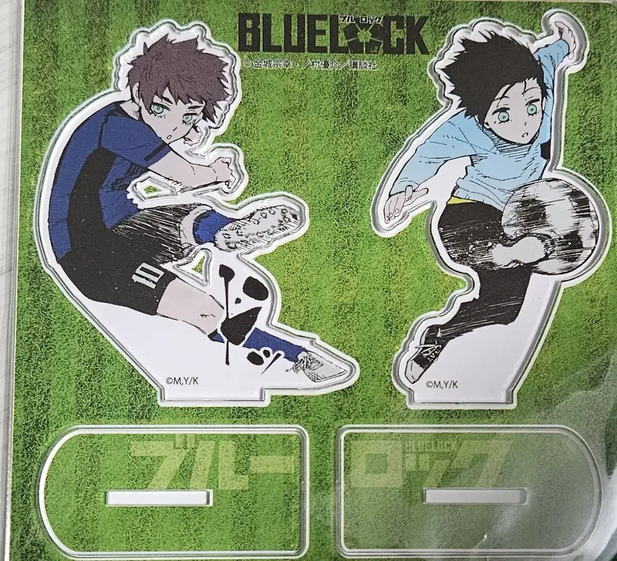 Unsealed) BLUELOCK Itoshirin Saemusu Mussel Grass acrylic stand In-kind