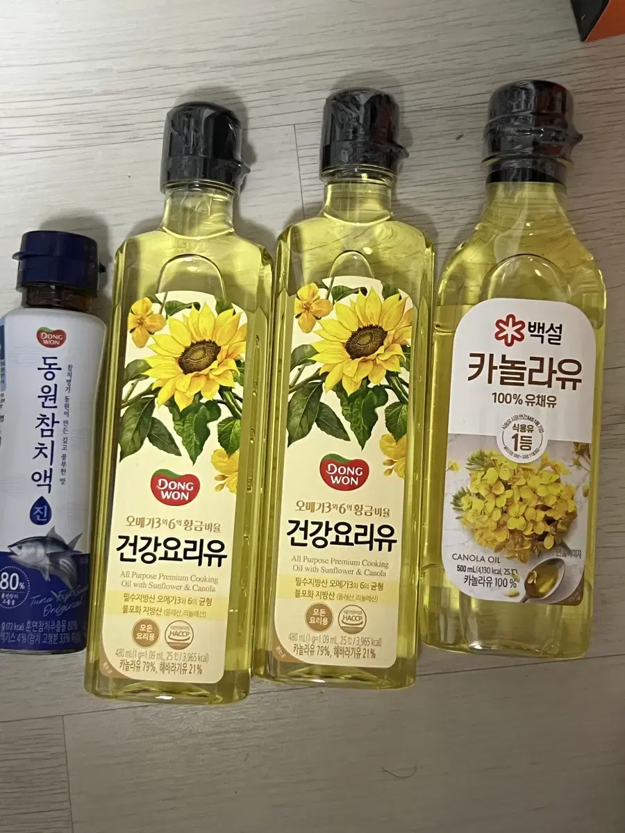 기름, 참치액 : 카놀라유, 건강요리유, 동원 참치액 판매합니다 ^^