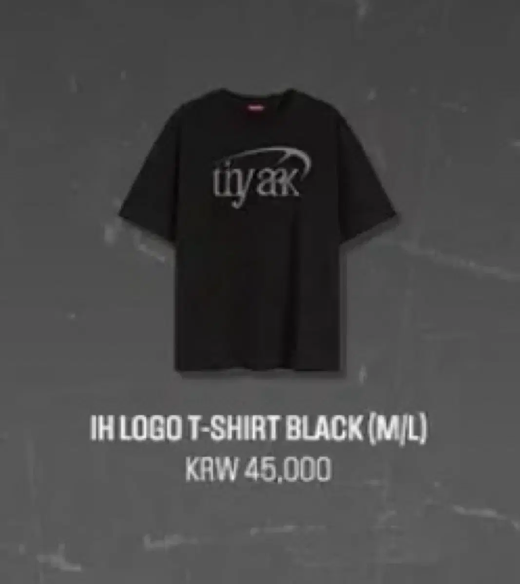 jung ilhoon wartime goods t-shirt