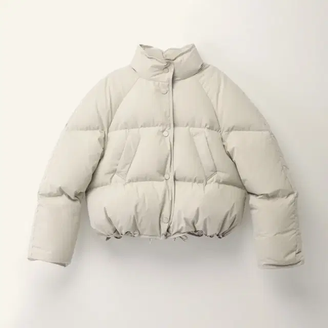 낫띵리튼 Cropped string puffer jacket