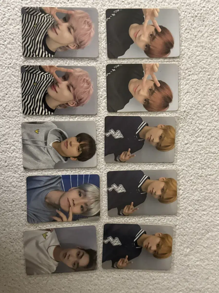 The Boyz photocard Sangyeon Juyeon, new Juhaknyeon Kevin <<오늘만 3장사면 한장더>>