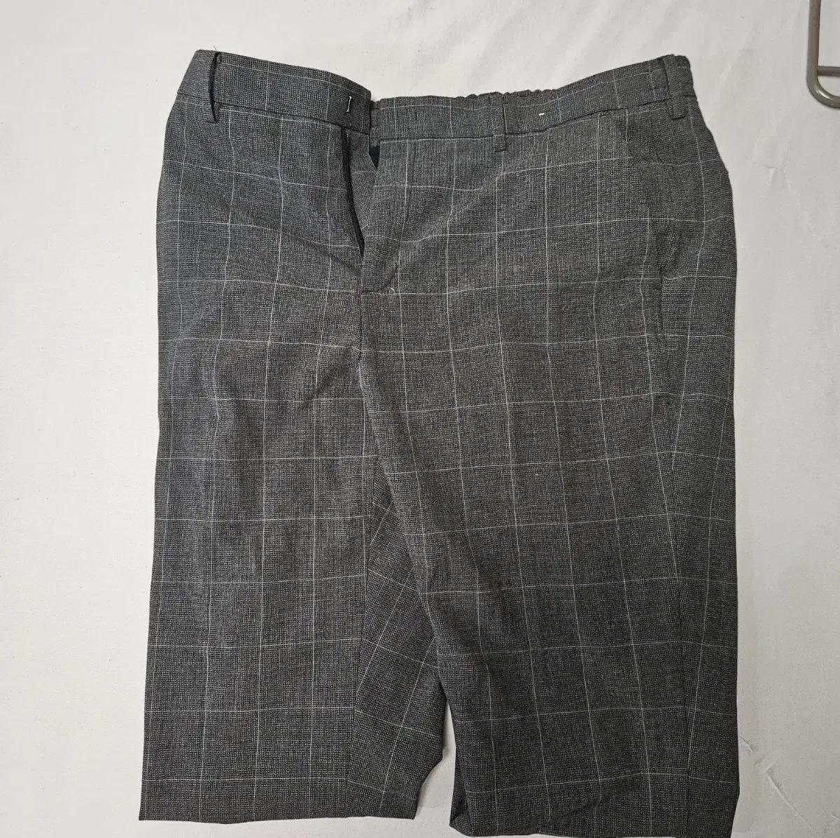 Gray checked slacks 34