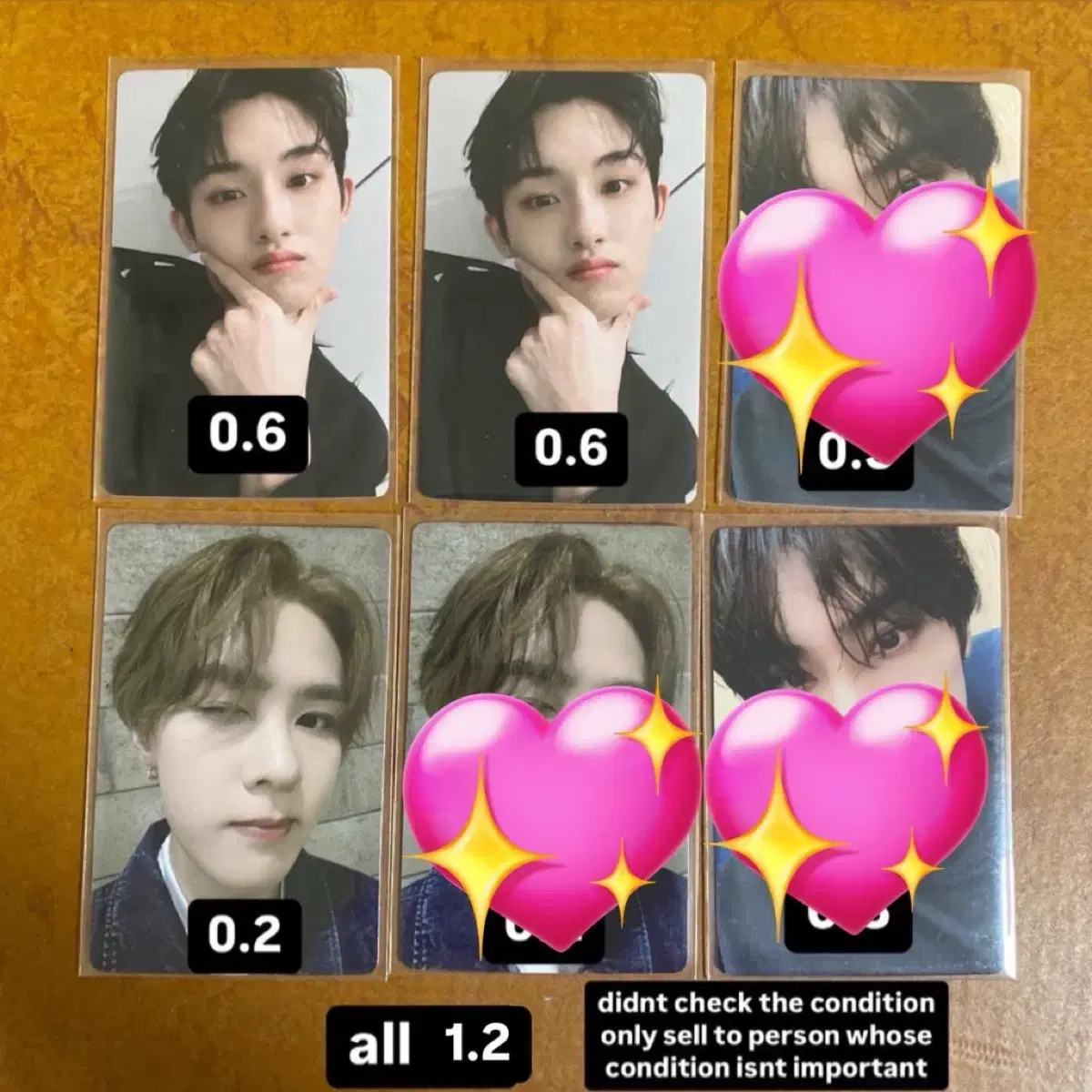 Wavey Wavey Golden E.JI yizhiyu unreleased photocard photocard kun winwin WAYV Luckd