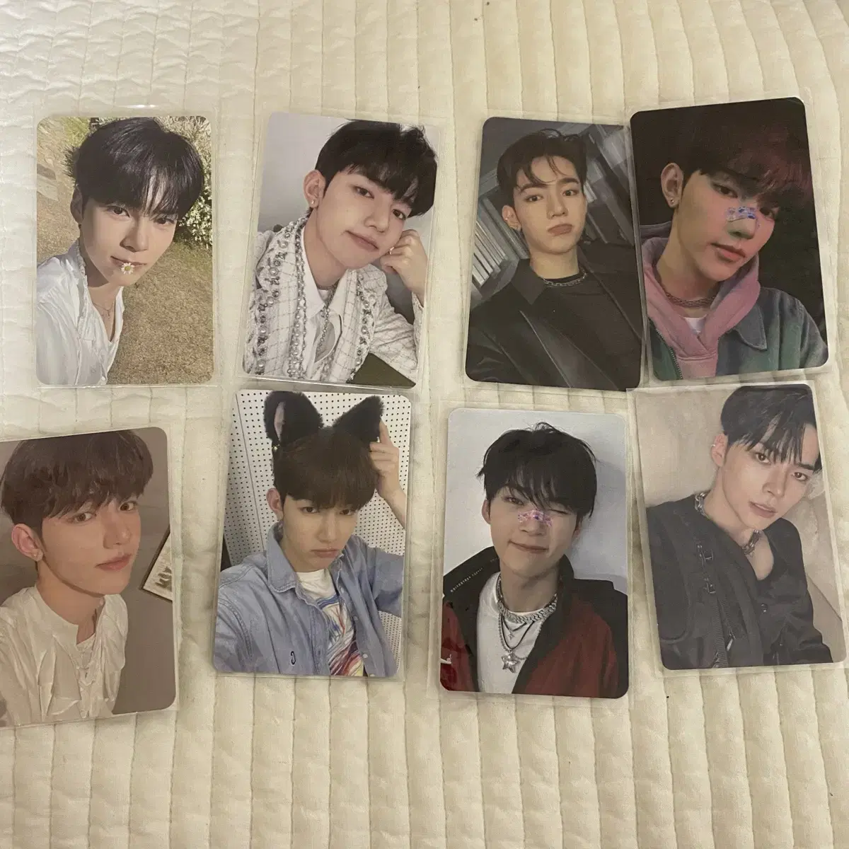 zerobaseone zhang hao sung hanbin photocard wts/ld alpha band melting