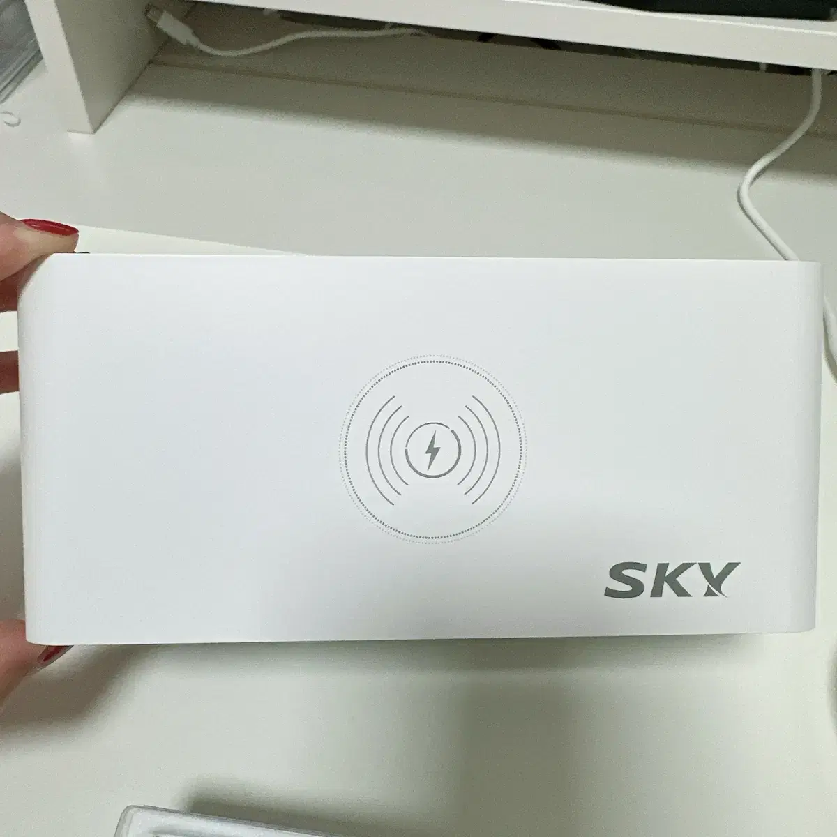 SKY 핏 ASMR 휴대용 탁상용 블루투스 스피커 무선 충전기 SKY-A