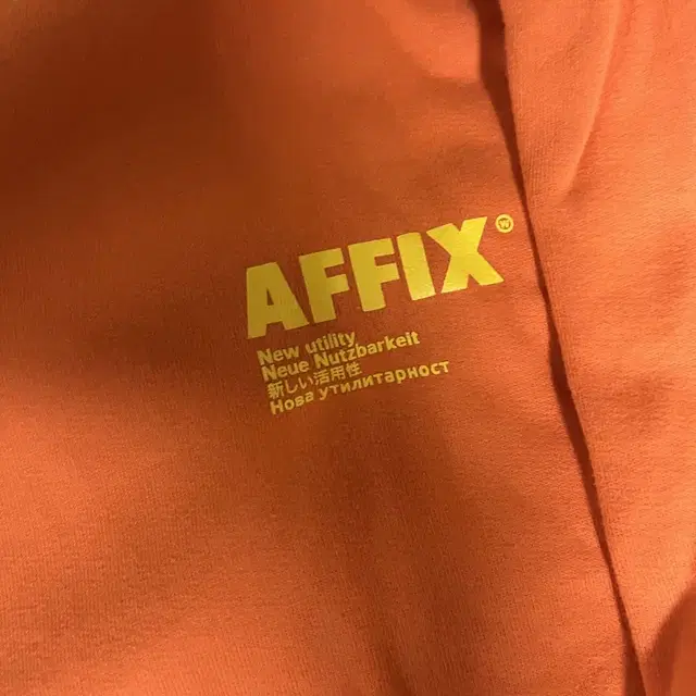 Affix 아픽스 로고 후드티