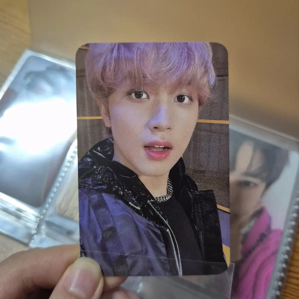 NCT haechan Glow in the Dark sticker photocard WTS