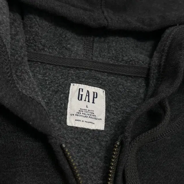 gap 갭 기모 후드집업