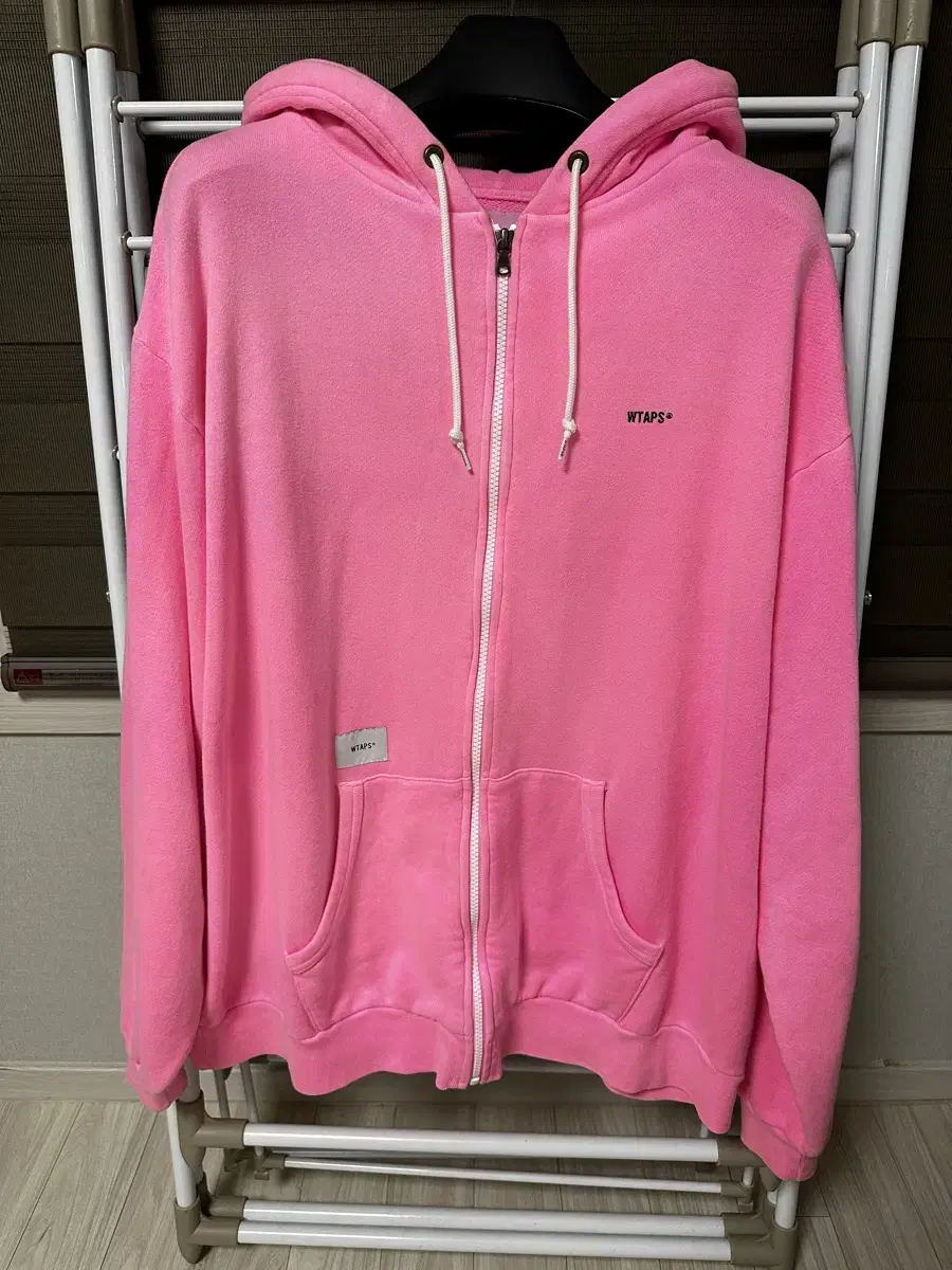 WTAPS Double Tap Pink Hooded Zip Up