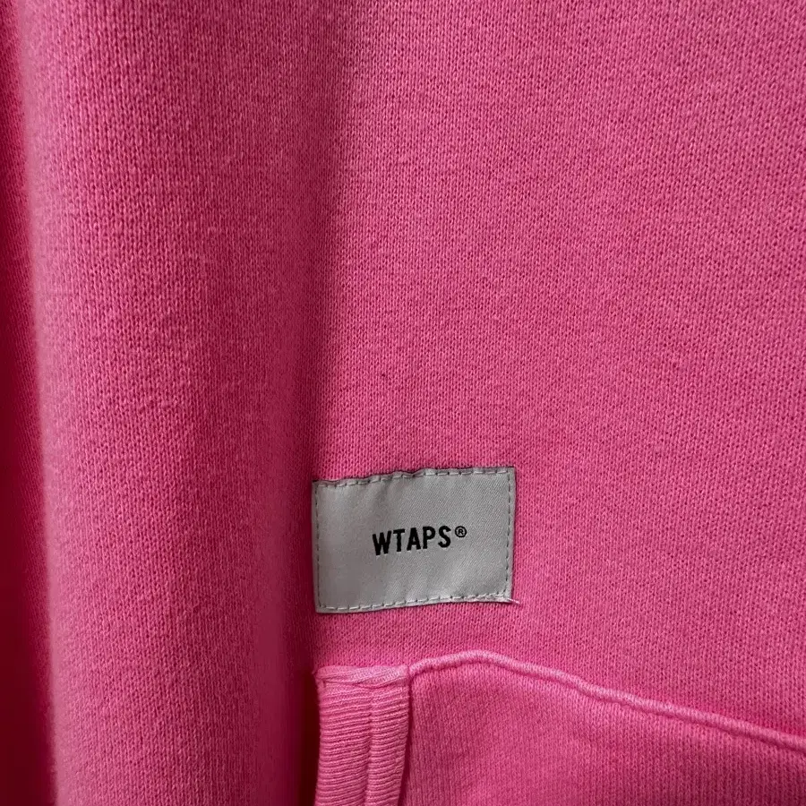 WTAPS 더블탭스 핑크 후드 집업