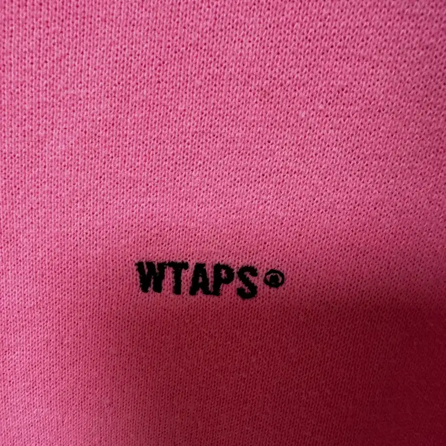 WTAPS 더블탭스 핑크 후드 집업