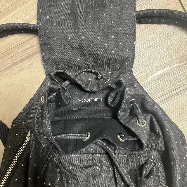 여밈 별가방 백팩 mini day backpack (star black)