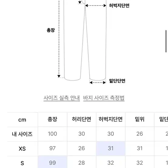 아수라 데님 스웻팬츠 s