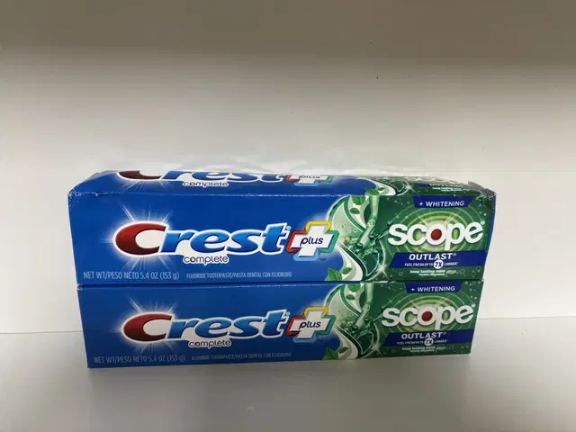 미국 구취제거 치약 Crest+Scope 컴플리트 화이트닝 치약