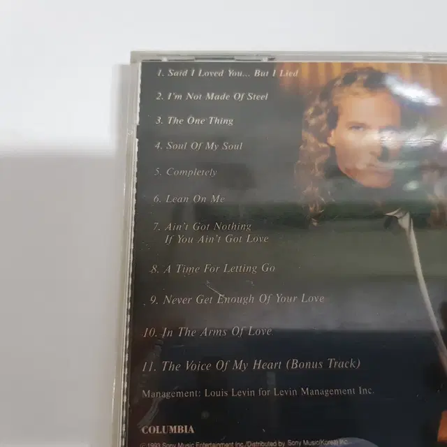 Michael Bolton - The One Thing CD