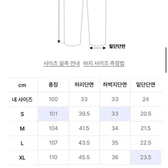 디스이즈네버댓 바지 m