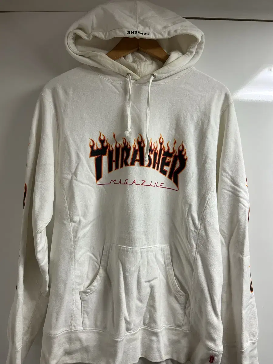 Supreme Tracer Flame Hoodie L