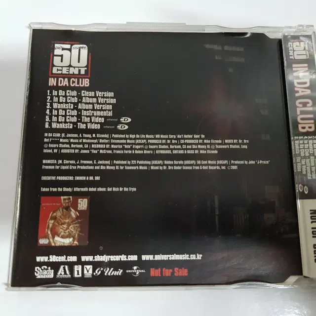 50 Cent  In Da Club  CD