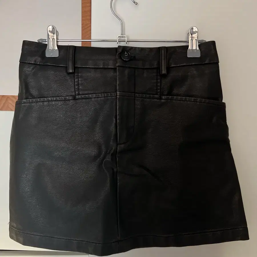 레이디 볼륨 Lady Volume leather skirt S