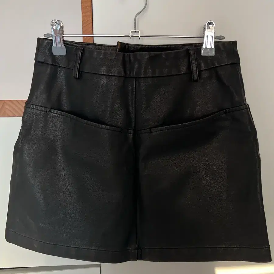 레이디 볼륨 Lady Volume leather skirt S