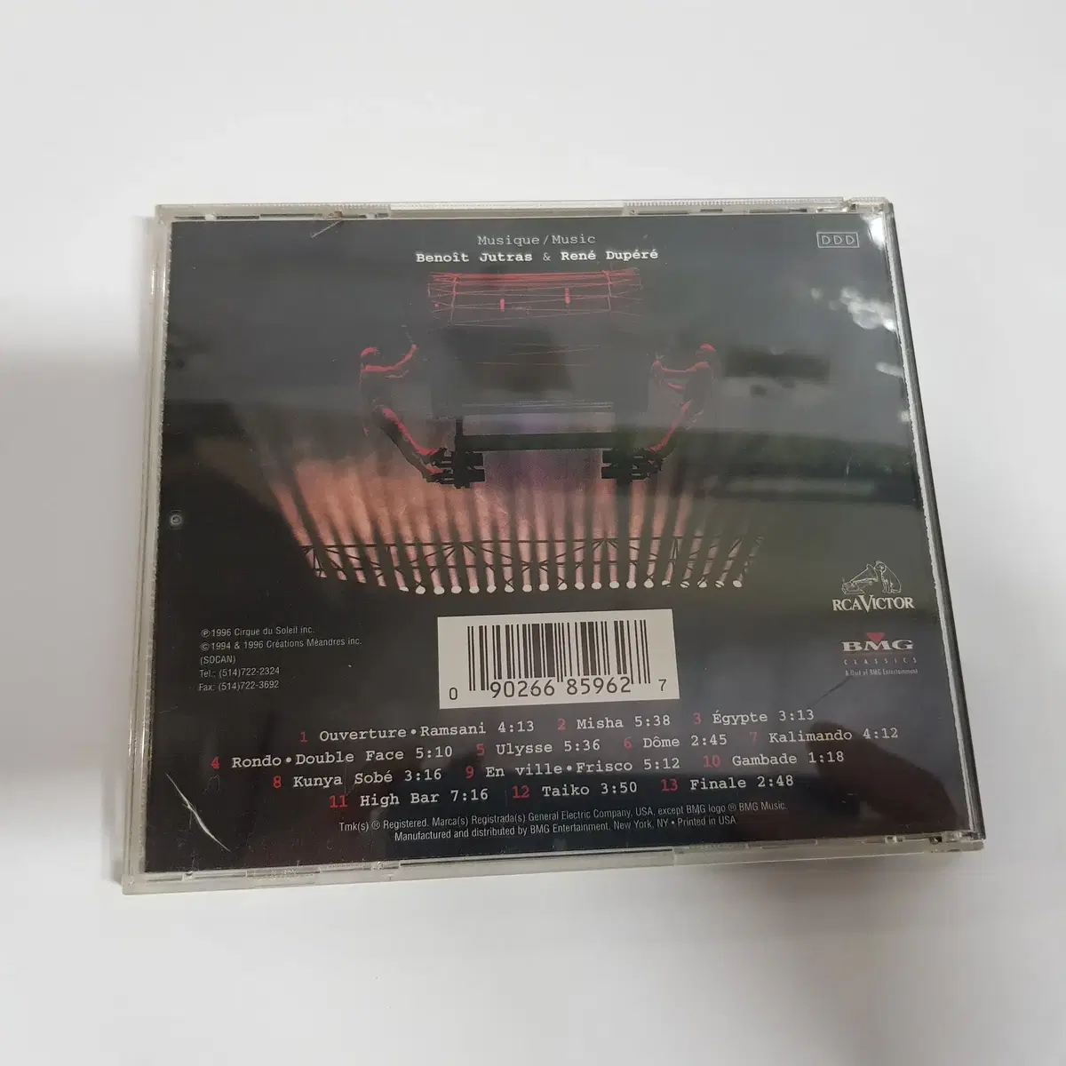 Cirque Du Soleil -Mystere Live   CD