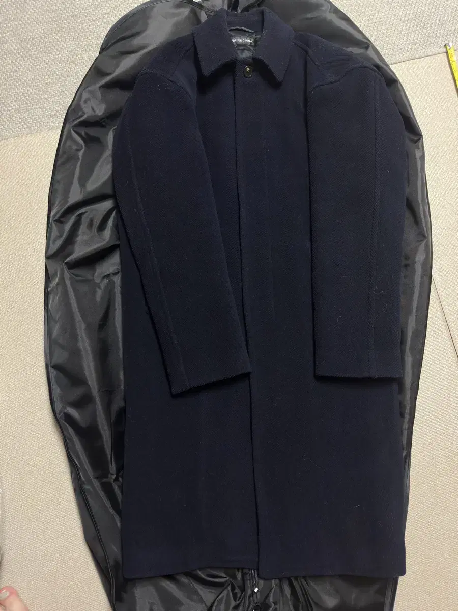 (48) Balenciaga Steroid Carcoat Navy