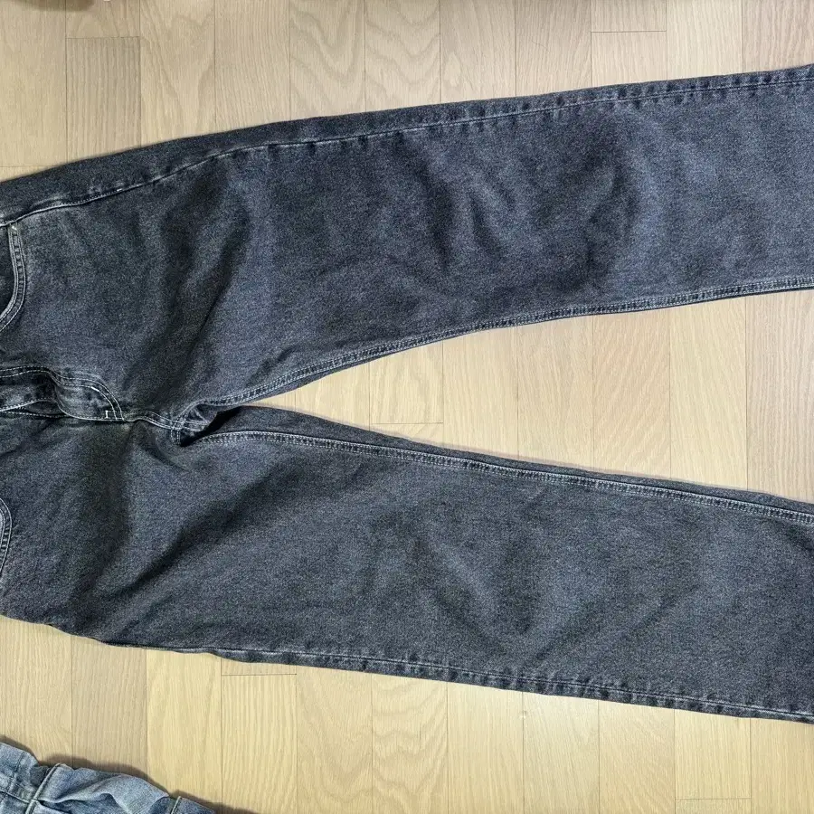 브랜디드 1967 JET BLACK JEANS [WIDE STRAIGHT