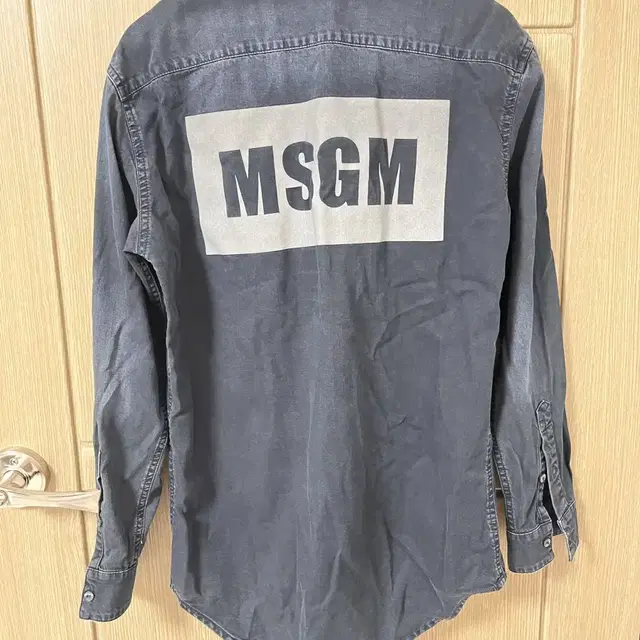 msgm 흑청 데님셔츠 MSGM 엠에스쥐엠