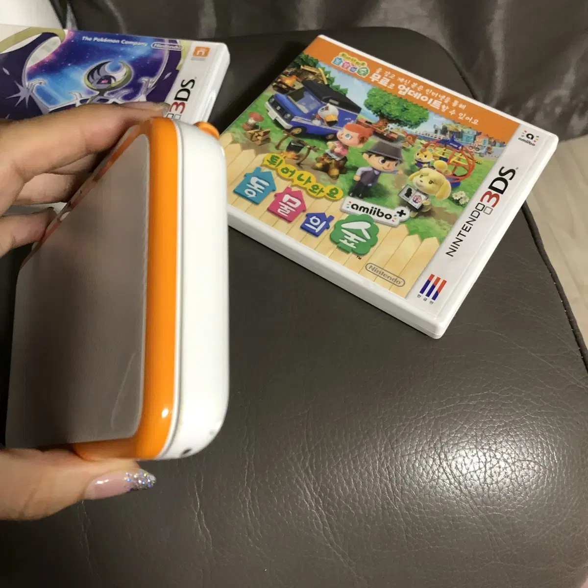 닌텐도2dsxl +튀동숲,썬앤문