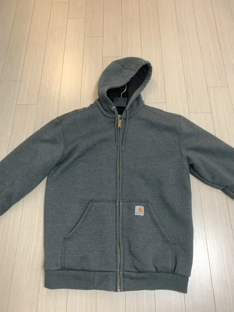 Calhart Thermal Hoodie Zip-up S Charcoal