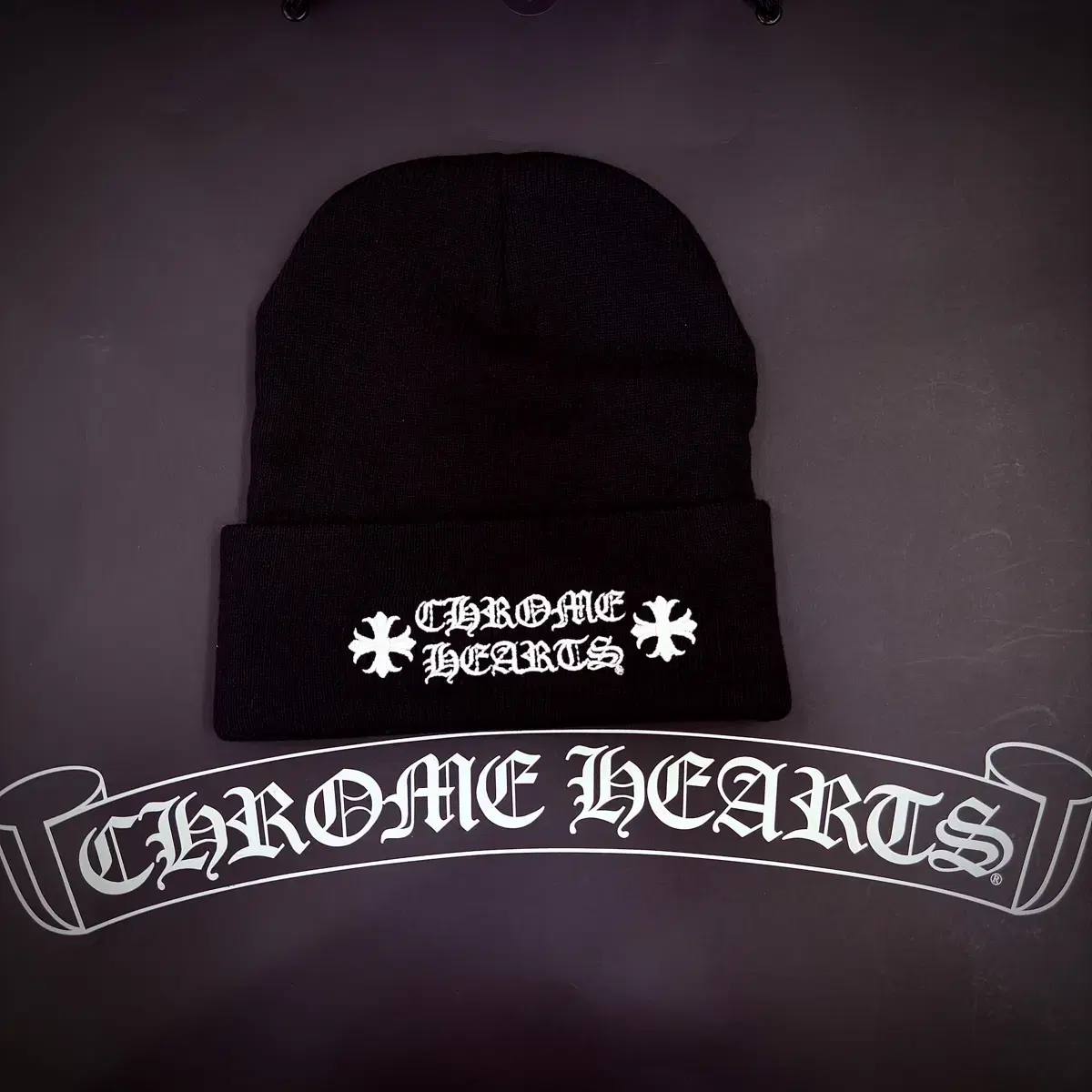 Chrome Hearts 크롬하츠 로고 비니