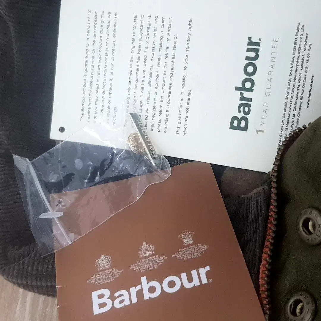 Barbour 바버 미사용품 야상 자켓