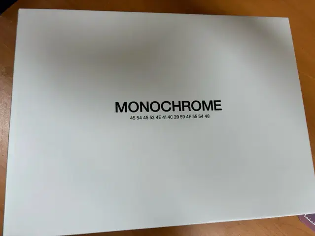 Monochrome bts box 모노크롬 팝업 스토리지 박스