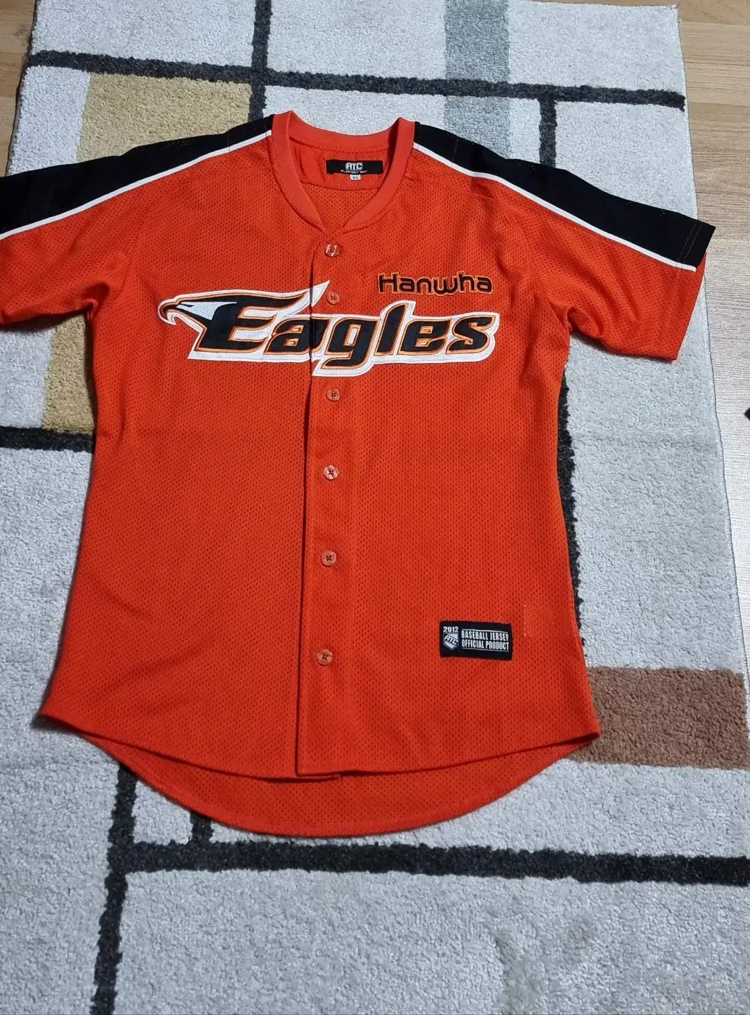 Han Han Eagles Jersey Orange No Marking Size 95