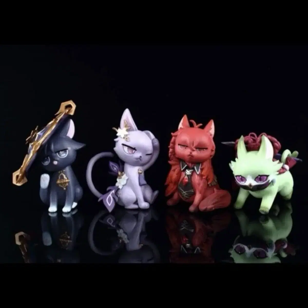 Genshin Impact Wanderer Cat Figure Dai Luke Gakkai Shinobu Cat Figure