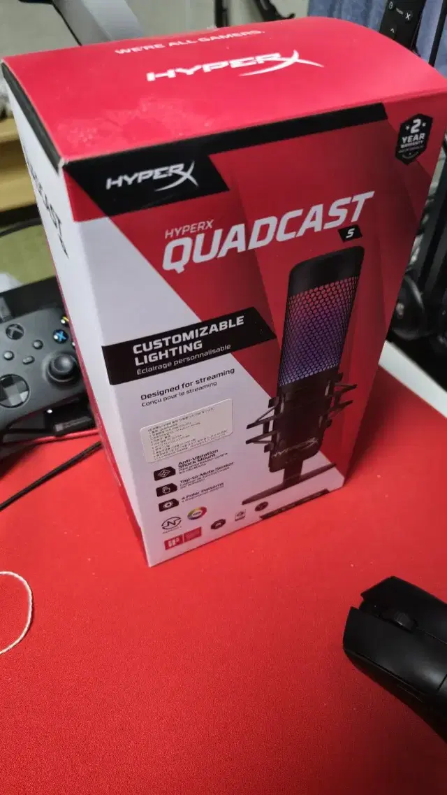 HYPERX QUADCAST S 팝니다.