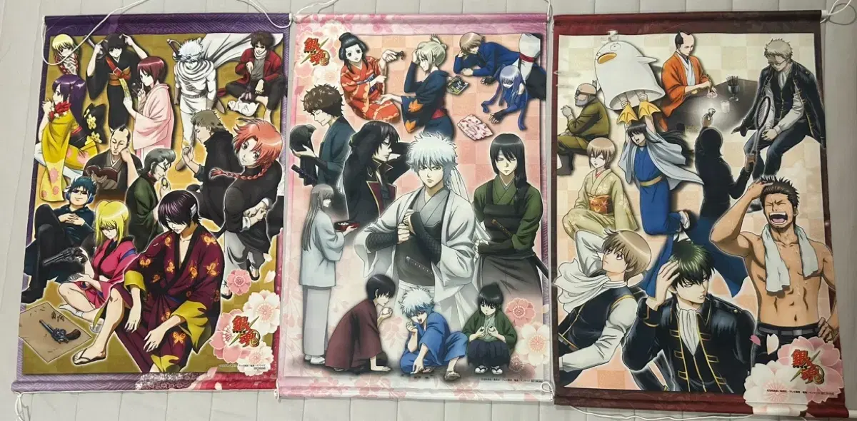 Gintama Shippuden Tapestry poster (Kintoki Hijikata Kamui Takasugi Sogo)