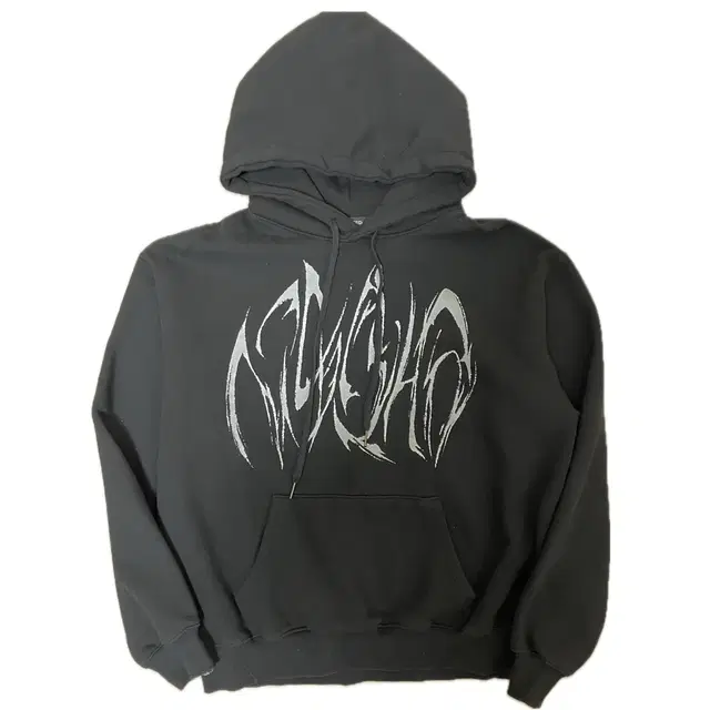 Boomerang Logo Pullover Hood - Black