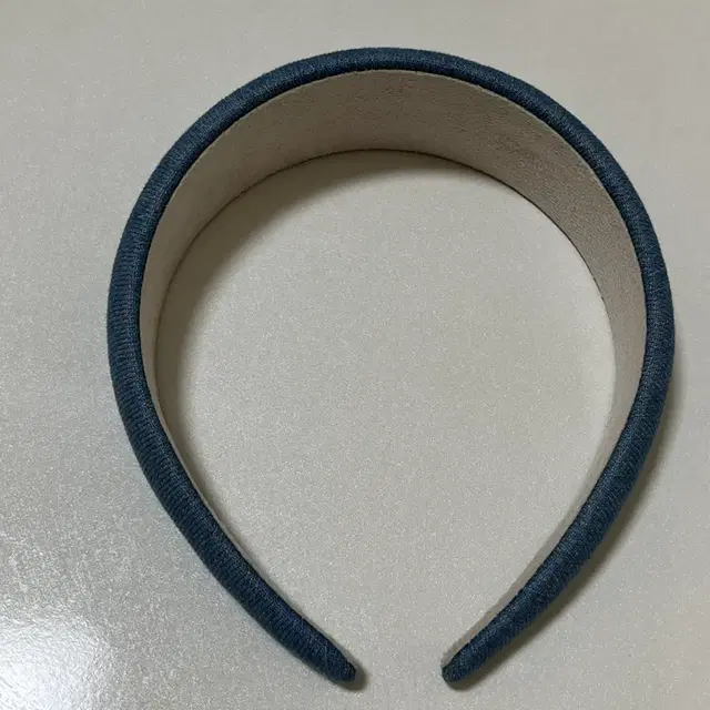 마리떼 머리띠 DENIM LOGO HAIR BAND blue