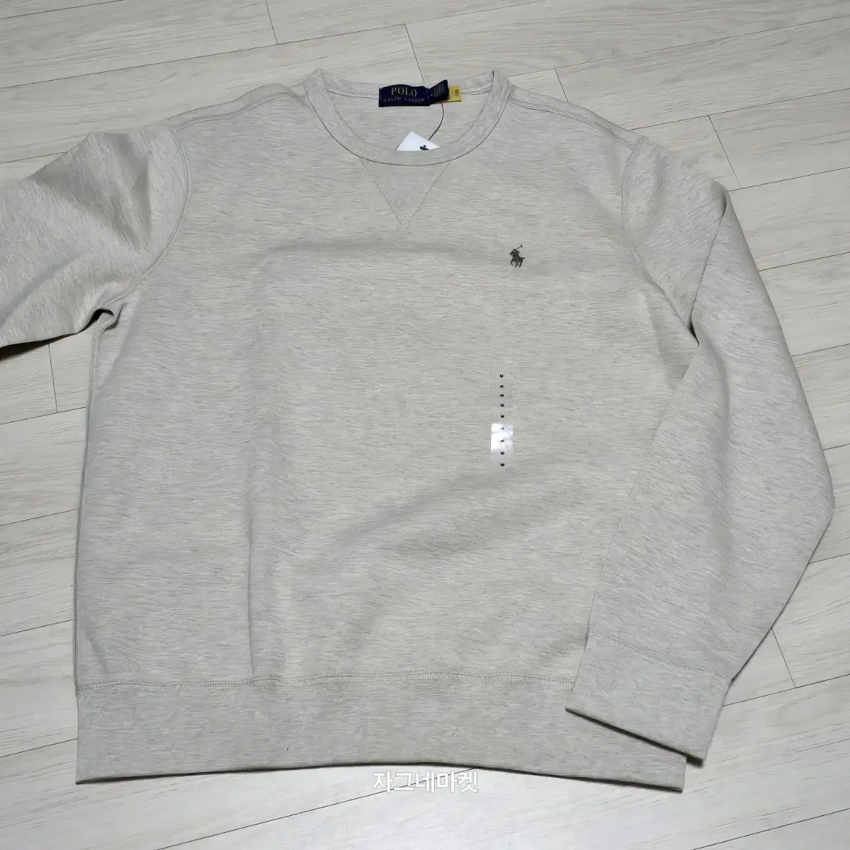 NEW) polo ralph lauren polo man to man oatmeal tommy sweatshirt ssf