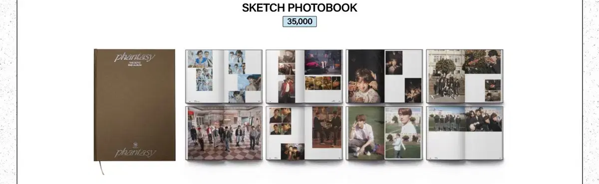 The Boyz Fantasy pop up sketch photobook