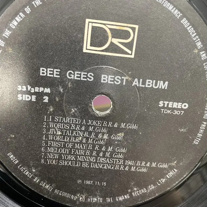 BEE GEES LP / AA3393