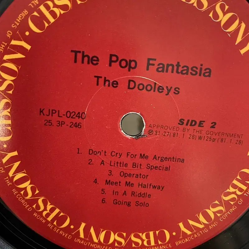 THE POP FANTASIA LP / AA5799